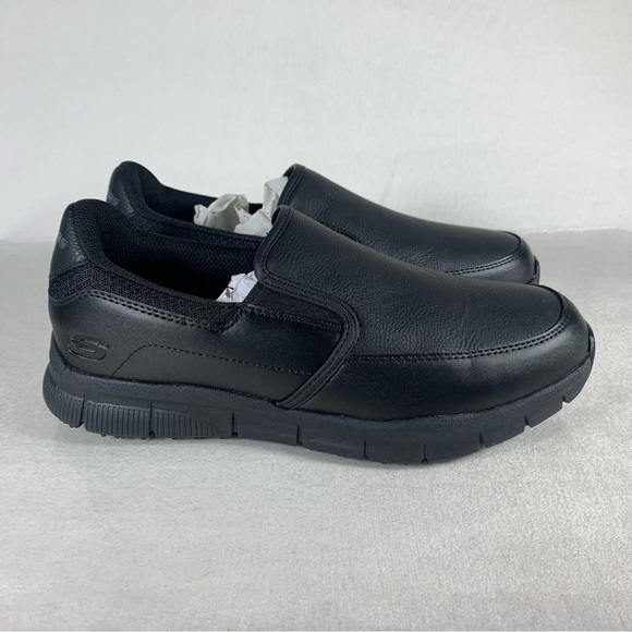 Skechers Women’s Work Relaxed Fit Nampa Annod SR Sneaker in Black Size 9.5 - Picture 12 of 12